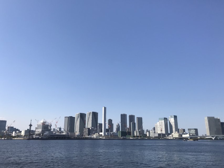 東京湾からの景観写真